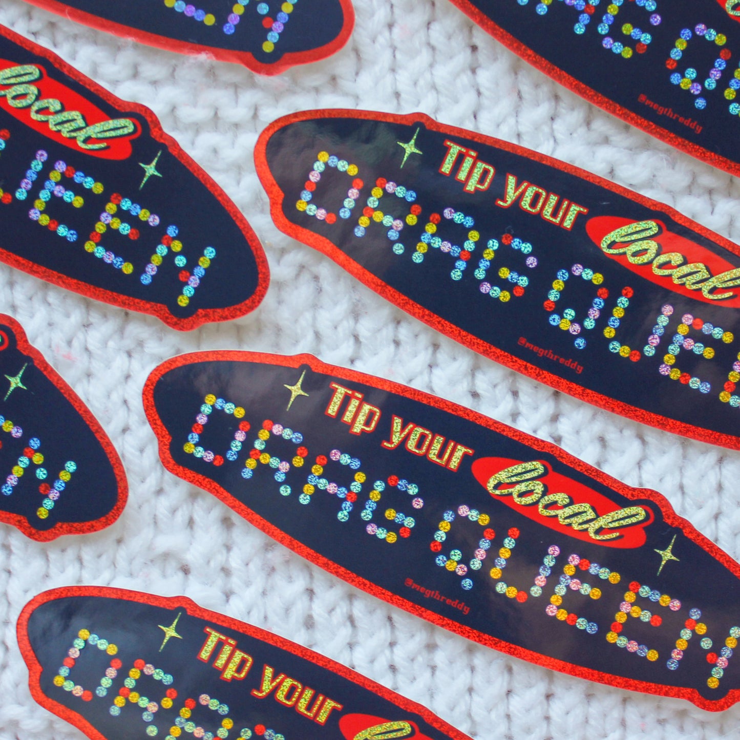 Tip Local Queens! Sticker