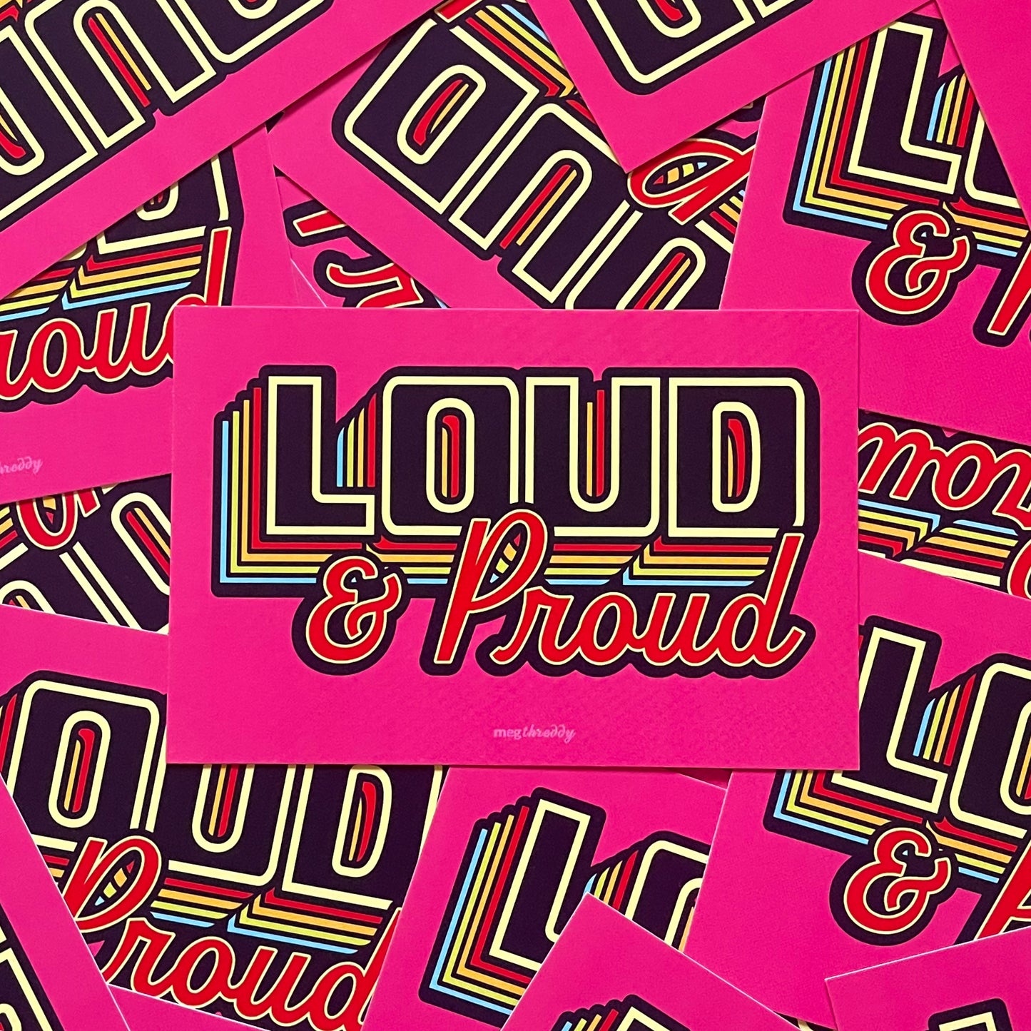Loud & Proud Postcard