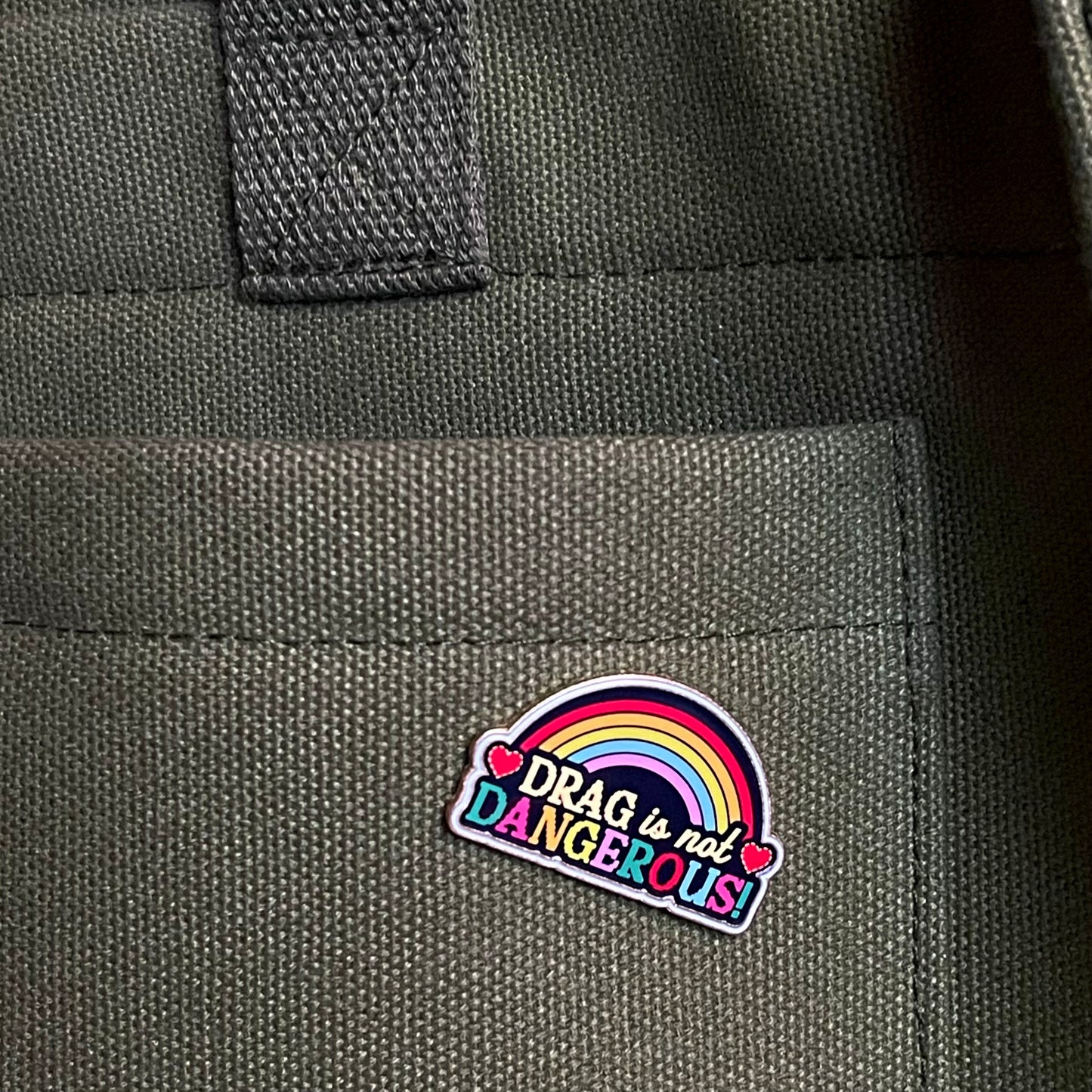 Drag is Not Dangerous Pins