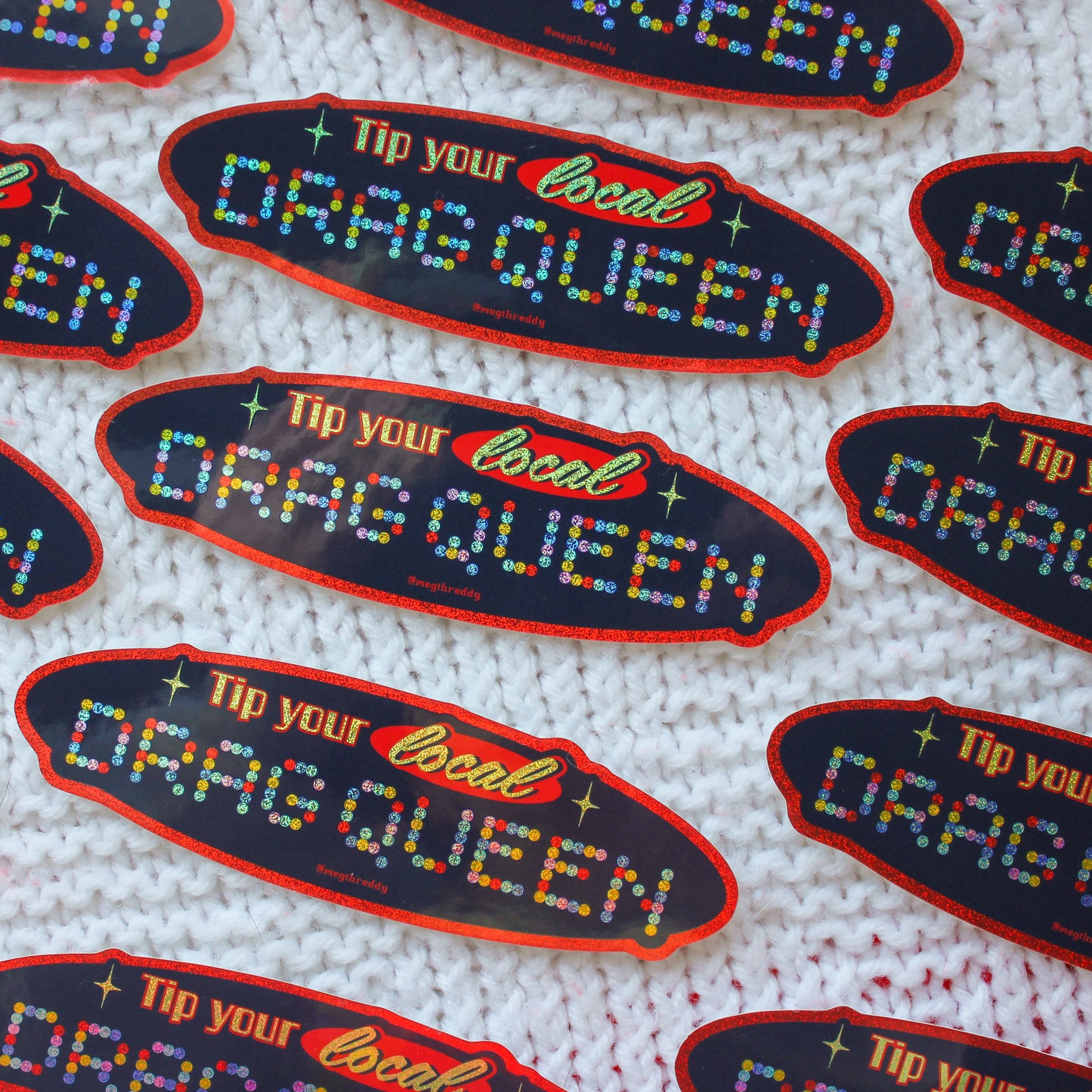 Tip Local Queens! Sticker