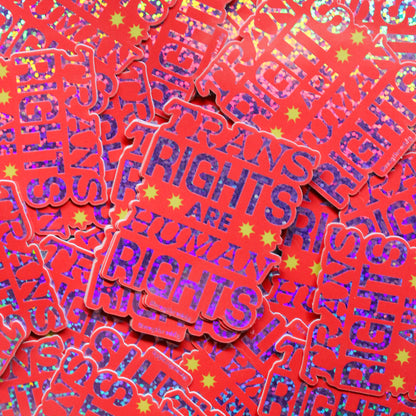 Trans Rights Are Human Rights Sticker