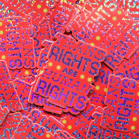 Trans Rights Are Human Rights Sticker