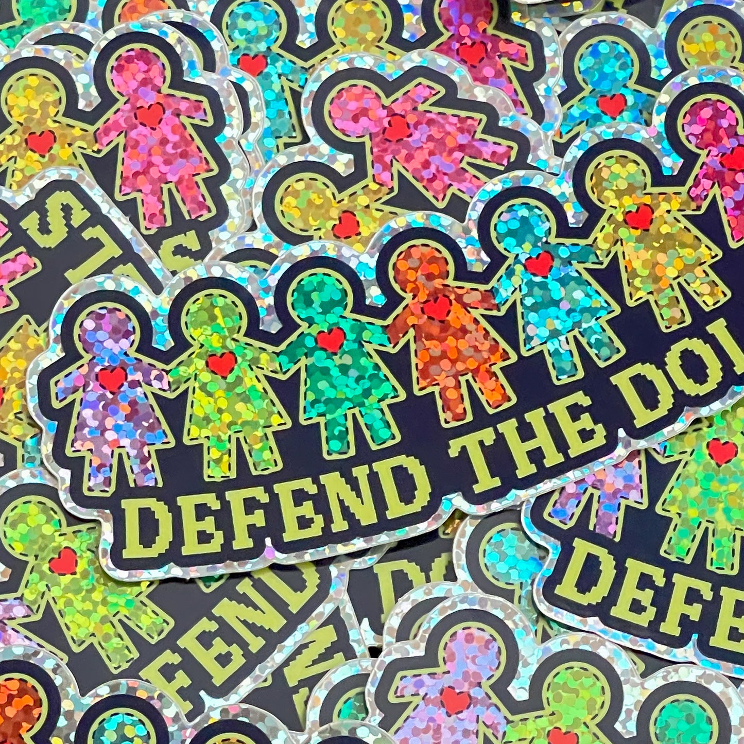 Defend the Dolls Sticker